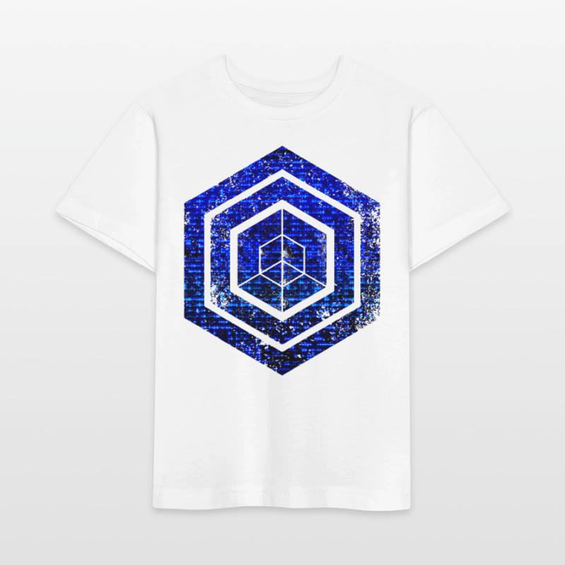 Hexagon-Programmierung Programmierer Codierung geometrisch Stanley/Stella Kinder T-Shirt MINI CREATOR 