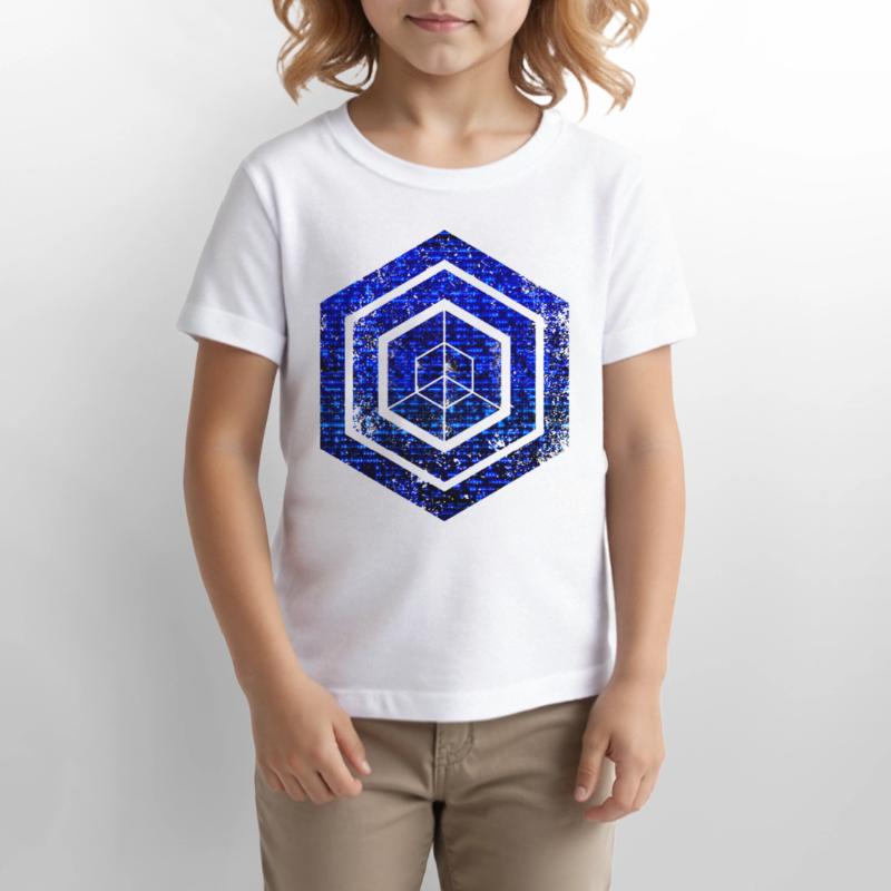 Hexagon-Programmierung Programmierer Codierung geometrisch Stanley/Stella Kinder T-Shirt MINI CREATOR 