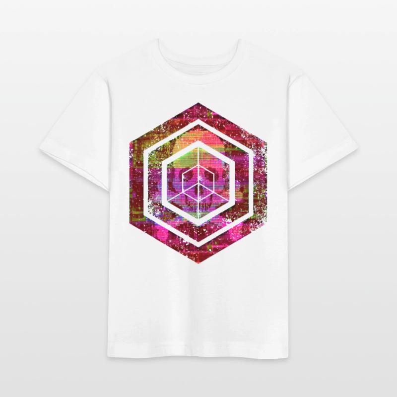 Hexagon-Programmierung Programmierer Codierung geometrisch Stanley/Stella Kinder T-Shirt MINI CREATOR 