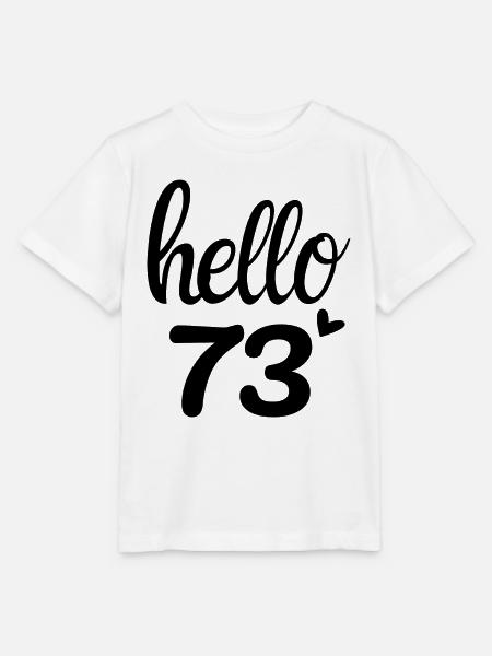 Hallo 73 - Stanley/Stella Kinder T-Shirt MINI CREATOR  - Weiß