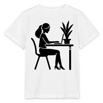 Lernen Studieren Arbeiten - Stanley/Stella Kinder T-Shirt MINI CREATOR  - Weiß - Vorne - Maike (125cm)