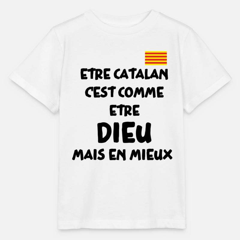 Catalan - T-shirt bio MINI CREATOR Stanley/Stella Enfant - blanc