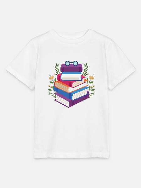 Geschenk Bücher lesen Das Buch - Stanley/Stella Kinder T-Shirt MINI CREATOR - Weiß