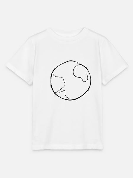 Planet Menschheit - Stanley/Stella Kinder T-Shirt MINI CREATOR - Weiß