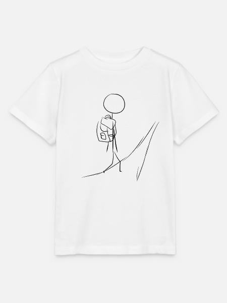 Reisen reisender - Stanley/Stella Kinder T-Shirt MINI CREATOR  - Weiß