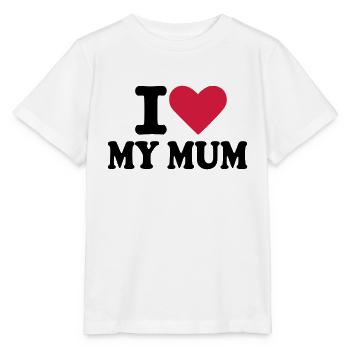 Mutter – Mum - Stanley/Stella Kinder T-Shirt MINI CREATOR  - Weiß - Vorne - Maike (125cm)