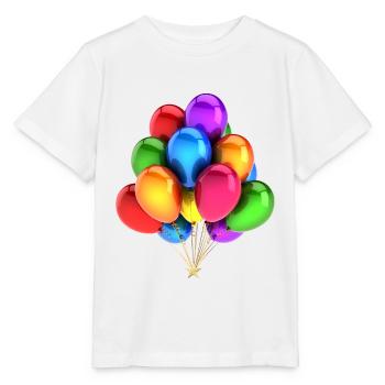 Un bouquet de ballons - T-shirt bio MINI CREATOR Stanley/Stella Enfant - blanc - Devant - Maike (125cm)