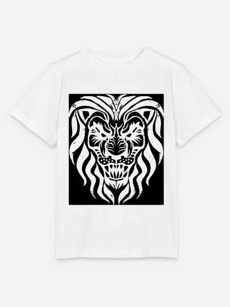 Löwe | Tier | Raubtier | Brüllen - Stanley/Stella Kinder T-Shirt MINI CREATOR - Weiß
