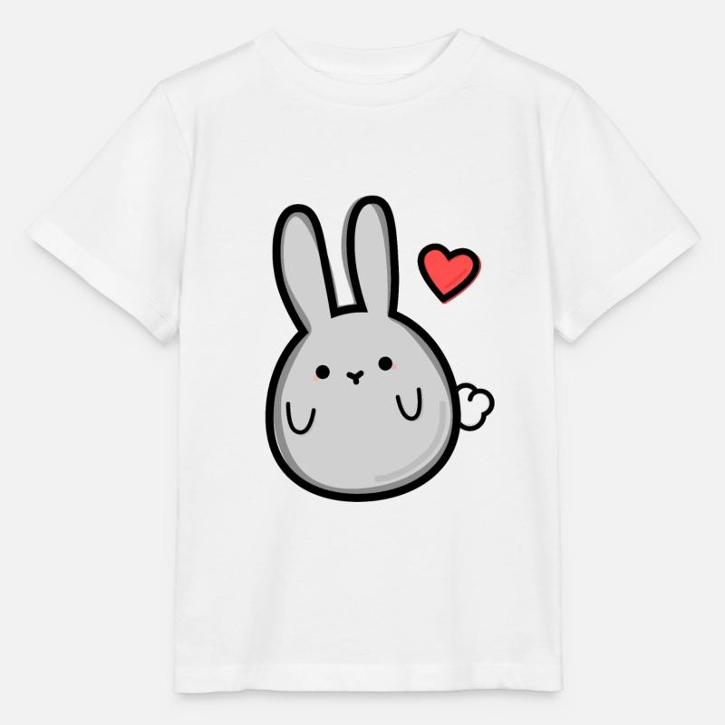 Hase mit Herz - Stanley/Stella Kinder T-Shirt MINI CREATOR  - Weiß