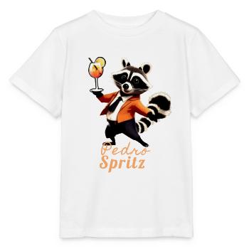 Waschbär,graffiti,illustration,Pedro - Stanley/Stella Kinder T-Shirt MINI CREATOR  - Weiß - Vorne - Maike (125cm)