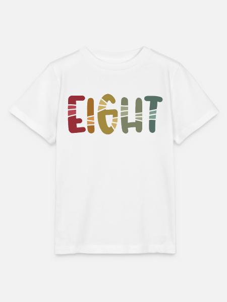 Acht-8-jähriger Geburtstag, 8-jähriges Jubiläum - Stanley/Stella Kinder T-Shirt MINI CREATOR - Weiß