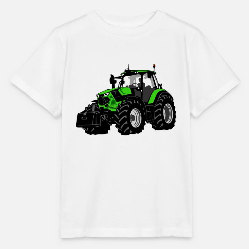 Traktor - Trecker - Schlepper - Landwirt - Stanley/Stella Kinder T-Shirt MINI CREATOR  - Weiß