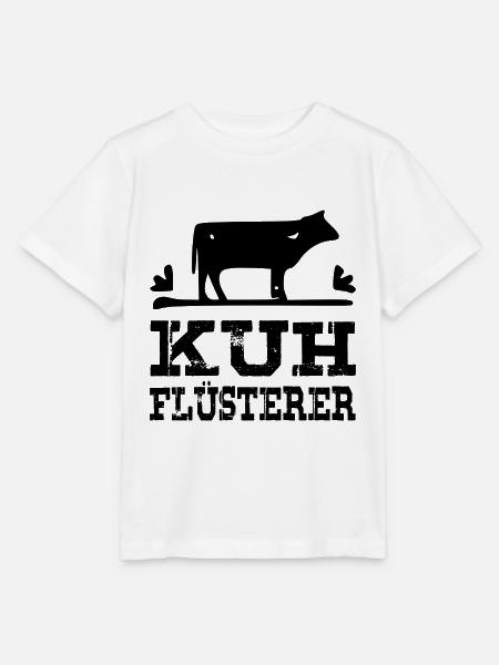 Kuh Flüsterer - Stanley/Stella Kinder T-Shirt MINI CREATOR  - Weiß