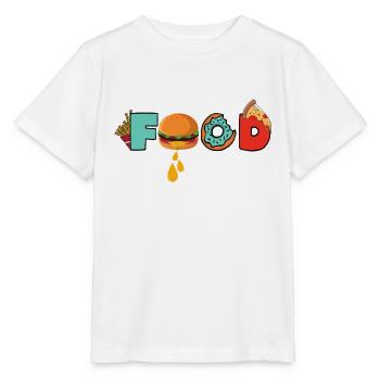 Food - Stanley/Stella MINI CREATOR Kids’ T-Shirt - white - Front - Maike (125cm)