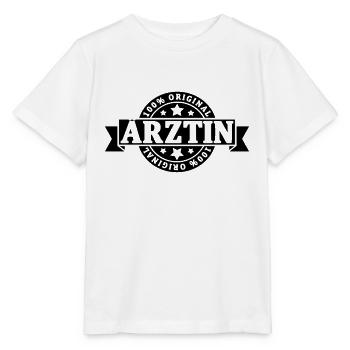Ärztin - Stanley/Stella Kinder T-Shirt MINI CREATOR  - Weiß - Vorne - Maike (125cm)