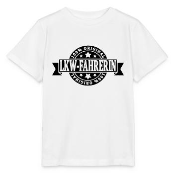 Lkw Fahrerin - Stanley/Stella Kinder T-Shirt MINI CREATOR  - Weiß - Vorne - Maike (125cm)
