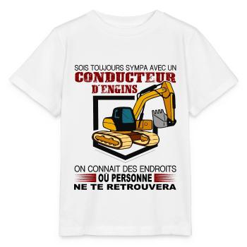 Driver of shirts - Stanley/Stella MINI CREATOR Kids’ T-Shirt - white - Front - Maike (125cm)