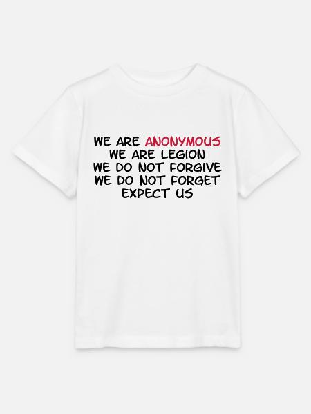 [NL] Anonymous - Stanley/Stella Kinder T-Shirt MINI CREATOR  - Weiß
