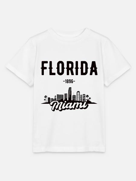Miami Florida Heimat Geschenk - Stanley/Stella Kinder T-Shirt MINI CREATOR - Weiß