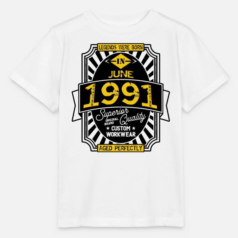 JUNI 1991 - Stanley/Stella Kinder T-Shirt MINI CREATOR  - Weiß