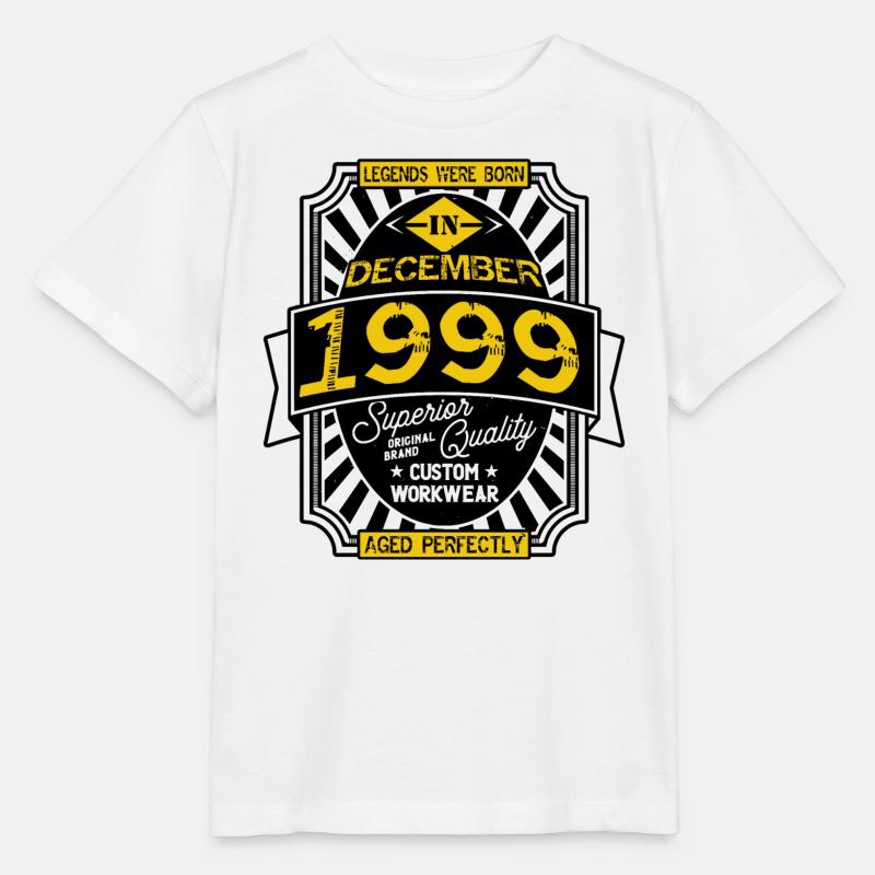 1999 DECEMBER - T-shirt bio MINI CREATOR Stanley/Stella Enfant - blanc