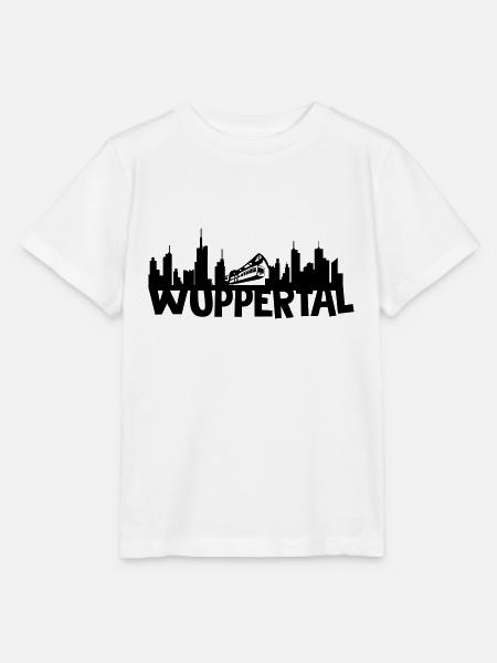 Wuppertal Skyline - Stanley/Stella Kinder T-Shirt MINI CREATOR  - Weiß