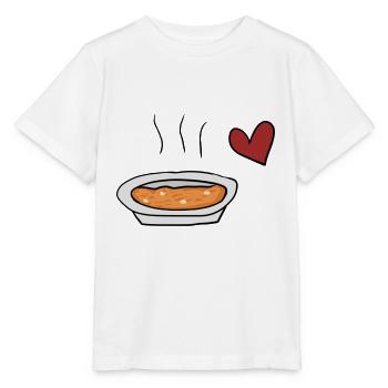 Soupe rouge - T-shirt bio MINI CREATOR Stanley/Stella Enfant - blanc - Devant - Maike (125cm)