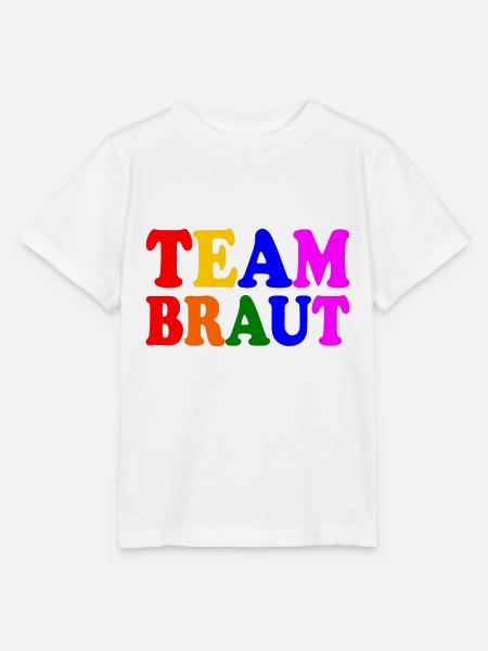 Team braut - Stanley/Stella Kinder T-Shirt MINI CREATOR - Weiß