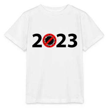 Virus Anti Corona 2023 - T-shirt bio MINI CREATOR Stanley/Stella Enfant - blanc - Devant - Maike (125cm)