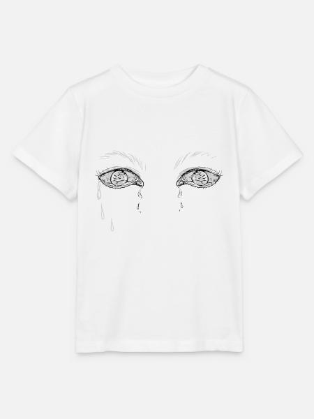 augen weinen - Stanley/Stella Kinder T-Shirt MINI CREATOR  - Weiß