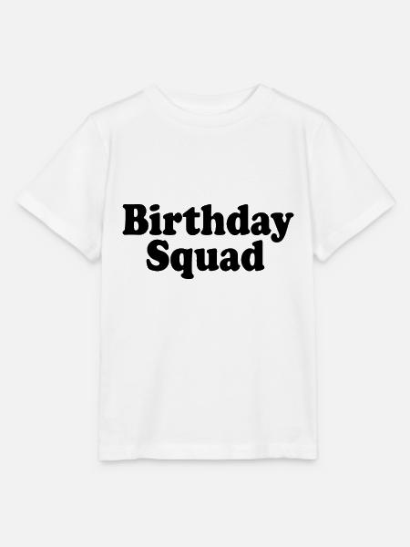 Birthday squad - Stanley/Stella Kinder T-Shirt MINI CREATOR - Weiß