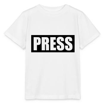 Press - T-shirt bio MINI CREATOR Stanley/Stella Enfant - blanc - Devant - Maike (125cm)
