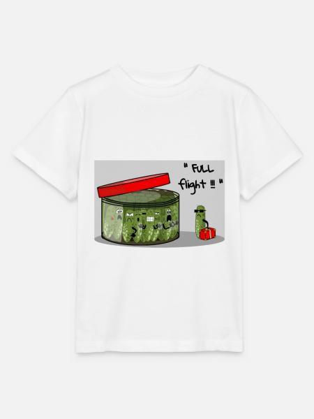 Voller Flug !!! - Stanley/Stella Kinder T-Shirt MINI CREATOR - Weiß