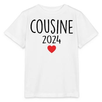 Cousine - Futur Cousine 2024 - T-shirt bio MINI CREATOR Stanley/Stella Enfant - blanc - Devant - Maike (125cm)