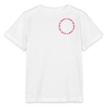 Uplifting Pink Circular Anthem - Stanley/Stella MINI CREATOR Kids’ T-Shirt - white - Front - Maike (125cm)
