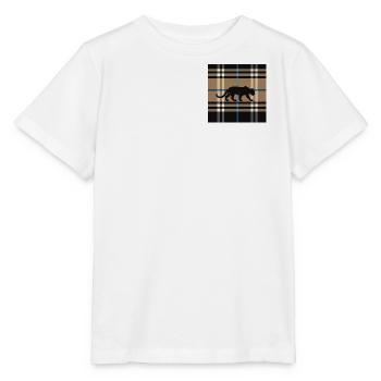 VisionWear Exclusive Plaid Pattern – Modern Street - Stanley/Stella MINI CREATOR Kids’ T-Shirt - white - Front - Maike (125cm)