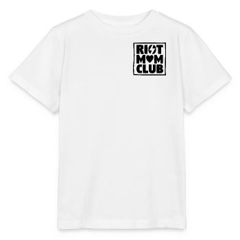 «RIOT MOM CLUB» Logo Frame - Stanley/Stella MINI CREATOR Kids’ T-Shirt - white - Front - Maike (125cm)
