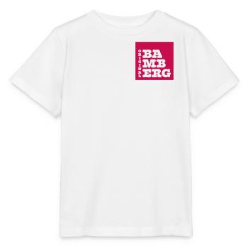 Police rétro originale de Bamberg - T-shirt bio MINI CREATOR Stanley/Stella Enfant - blanc - Devant - Maike (125cm)