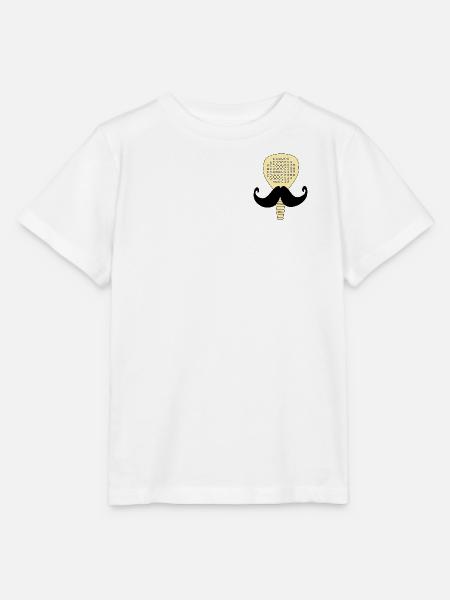 Padelschläger Schnurrbart Padel - Stanley/Stella Kinder T-Shirt MINI CREATOR - Weiß