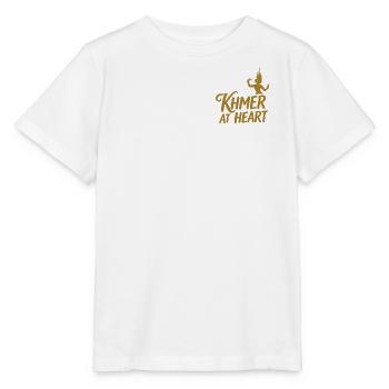 "Khmer im Herzen"-Sammlung – Cambodia in Lights - Stanley/Stella Kinder T-Shirt MINI CREATOR  - Weiß - Vorne - Maike (125cm)