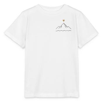 L’amour de la montagne - T-shirt bio MINI CREATOR Stanley/Stella Enfant - blanc - Devant - Maike (125cm)