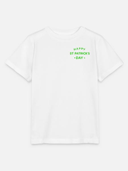St. Patrick's Day Green - Stanley/Stella Kinder T-Shirt MINI CREATOR - Weiß