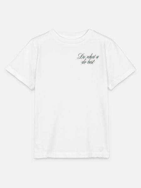Inspirierendes Zitat-Typografie-Design - Stanley/Stella Kinder T-Shirt MINI CREATOR  - Weiß