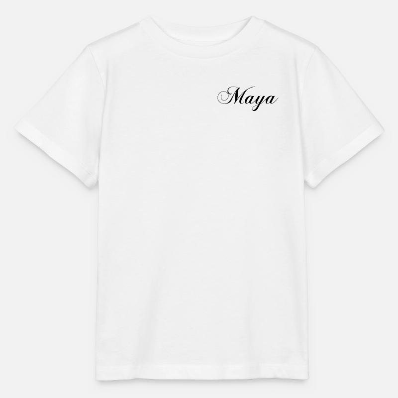 Maya, individuelles Design eleganter Stil - Stanley/Stella Kinder T-Shirt MINI CREATOR  - Weiß