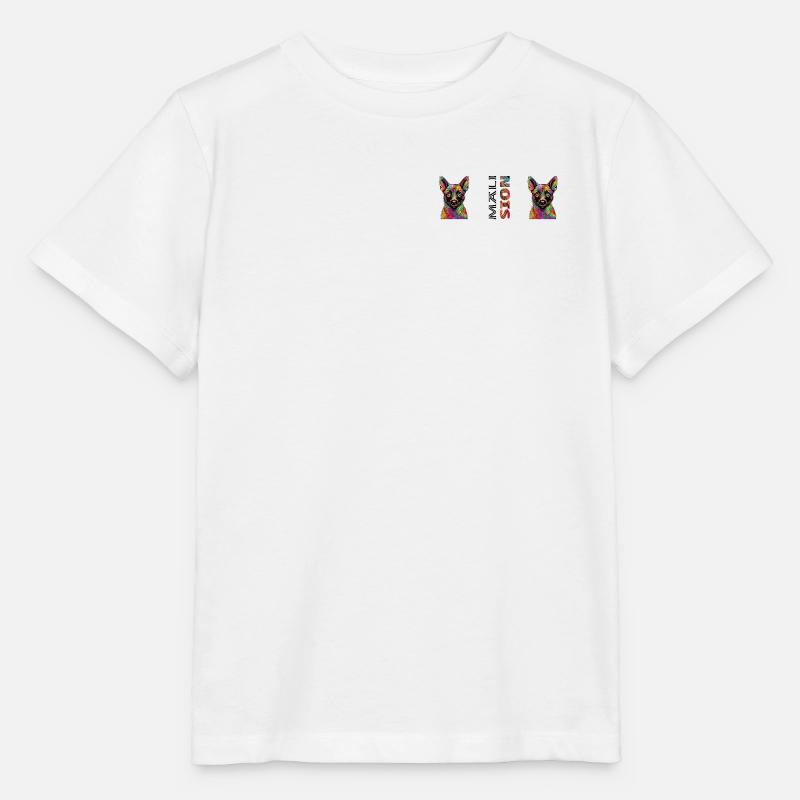 Malinois - T-shirt bio MINI CREATOR Stanley/Stella Enfant - blanc
