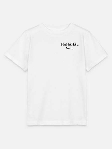 HAHAHA - Stanley/Stella Kinder T-Shirt MINI CREATOR  - Weiß
