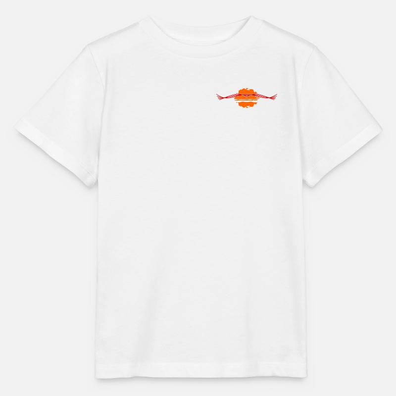 Profitez du soleil et soyez libre! - T-shirt bio MINI CREATOR Stanley/Stella Enfant - blanc