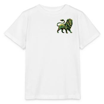 Lion Roots Reggae - Stanley/Stella Kinder T-Shirt MINI CREATOR  - Weiß - Vorne - Maike (125cm)