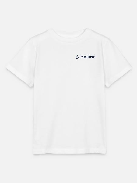 Marineanker – Marine-Stil - Stanley/Stella Kinder T-Shirt MINI CREATOR - Weiß