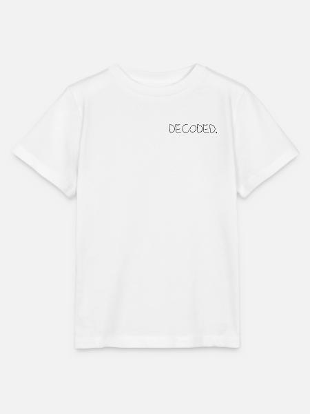Decoded - Stanley/Stella Kinder T-Shirt MINI CREATOR  - Weiß